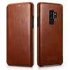 iCarer Vintage Series Curved Edge - Δερμάτινη Θήκη Samsung Galaxy S9 Plus - Brown (RS992201-BN)
