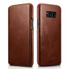 iCarer Vintage Series Curved Edge - Δερμάτινη Θήκη Samsung Galaxy S8 Plus - Brown (RS991001)