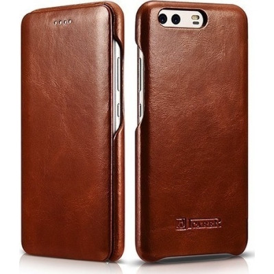 iCarer Vintage Series Curved Edge Folio - Δερμάτινη Θήκη Huawei P10 - Brown (RHP1001)