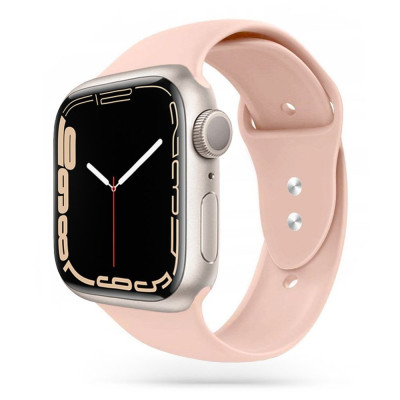 Tech-Protect Λουράκι Σιλικόνης Iconband Apple Watch SE/10/9/8/7/6/5/4 (42/41/40mm) - Pink Sand (5906735412888)
