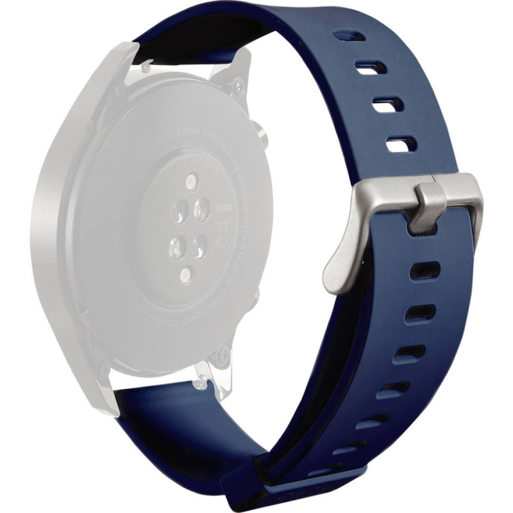 Puro Multibrand Λουράκι Σιλικόνης για Smartwatches (20mm) - Blue (UNIWBICON20-NVBLUE)