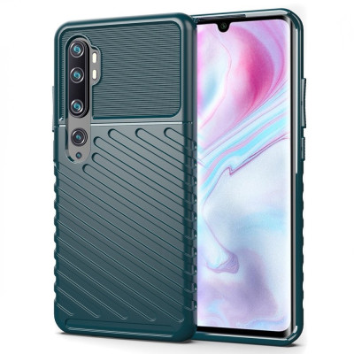Ανθεκτική Θήκη Σιλικόνης Rugged Thunder Case Xiaomi Mi Note 10 - Green (72481) - OEM