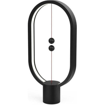 Allocacoc Heng Balance Type-C Plastic Lamp Ellipse - Mystery Black (DH0075BK/HBLEUC)