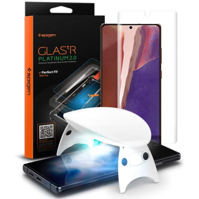 Spigen GLAS.tR Platinum 2.0 Premium Tempered Glass - Σύστημα Προστασίας Οθόνης Samsung Galaxy Note 20 (AGL01452)