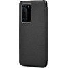 iCarer Grained Series Δερμάτινη Smart Flip Θήκη Huawei P40 Pro - Black (XHP40004-BK)