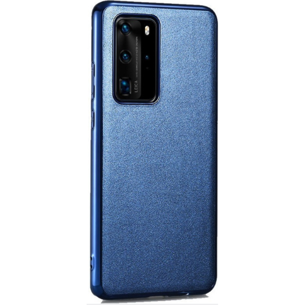 iCarer Grained Series Δερμάτινη Θήκη Huawei P40 Pro - Royal Blue (XHP40002-BU)