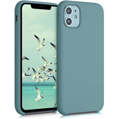 KWmobile Θήκη Σιλικόνης Apple iPhone 11 - Soft Flexible Rubber Cover - Arctic Blue (49724.207)