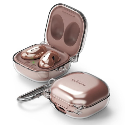 Ringke Hinge Σκληρή Θήκη Samsung Galaxy Buds 2 / 2 Pro / Live / Pro - Clear (8809716078448)