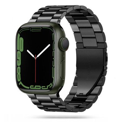 Tech-Protect Μεταλλικό Λουράκι Stainless Apple Watch Ultra/SE/11/10/9/8/7/6/5/4 (49/46/45/44mm) - Black (5906735412796)