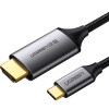 Ugreen Καλώδιο Type-C (male) σε HDMI (male) 150 cm - Gray / Black (50570)