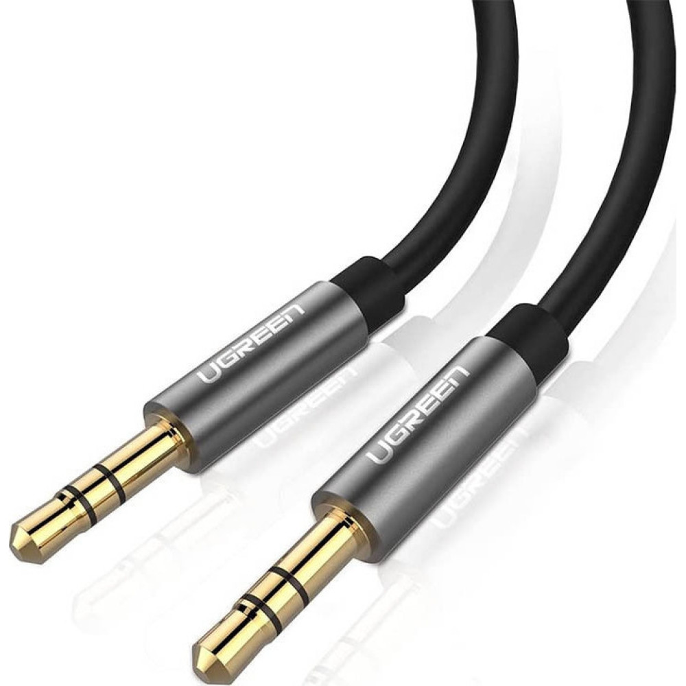 Ugreen Καλώδιο Ήχου Aux Audio - 3.5mm Jack (male) σε 3.5mm Jack (male) 100cm - Black (10733)