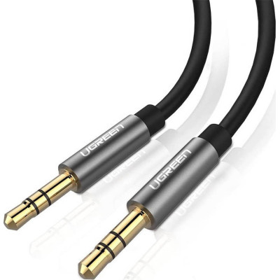 Ugreen Καλώδιο Ήχου Aux Audio - 3.5mm Jack (male) σε 3.5mm Jack (male) 100cm - Black (10733)