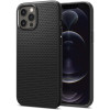 Spigen Θήκη Liquid Air Apple iPhone 12 / 12 Pro - Matte Black (ACS01701)