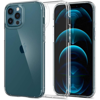 Spigen Θήκη Ultra Hybrid Apple iPhone 12 Pro Max - Crystal Clear (ACS01618)