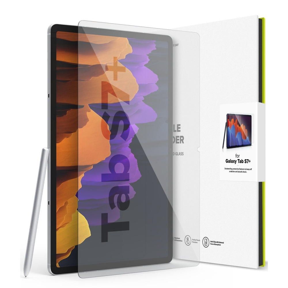 Ringke Invisible Defender ID Glass - Premium Αντιχαρακτικό Γυαλί Οθόνης Samsung Galaxy Tab S8 Plus / S7 Plus 12.4" (74393)