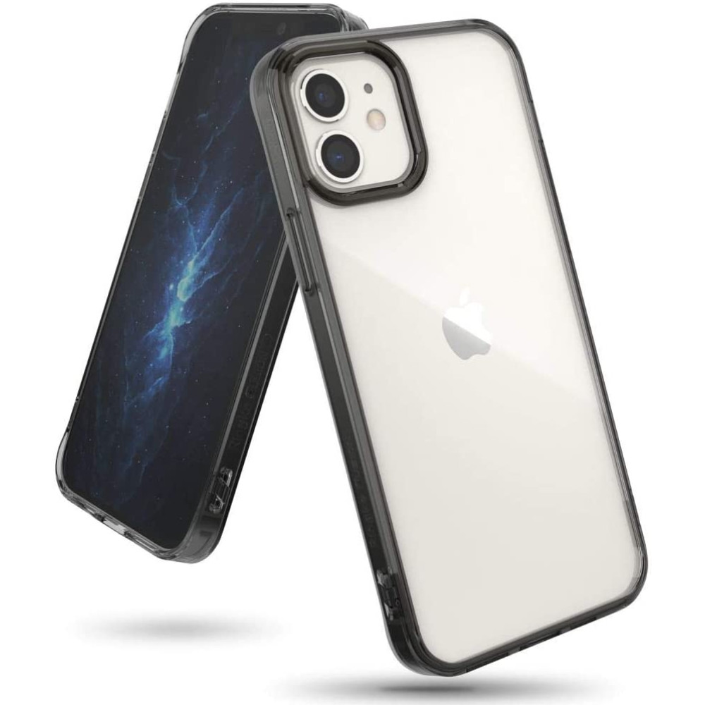 Ringke Fusion Θήκη Σιλικόνης Apple iPhone 12 mini - Smoke Black (75209)