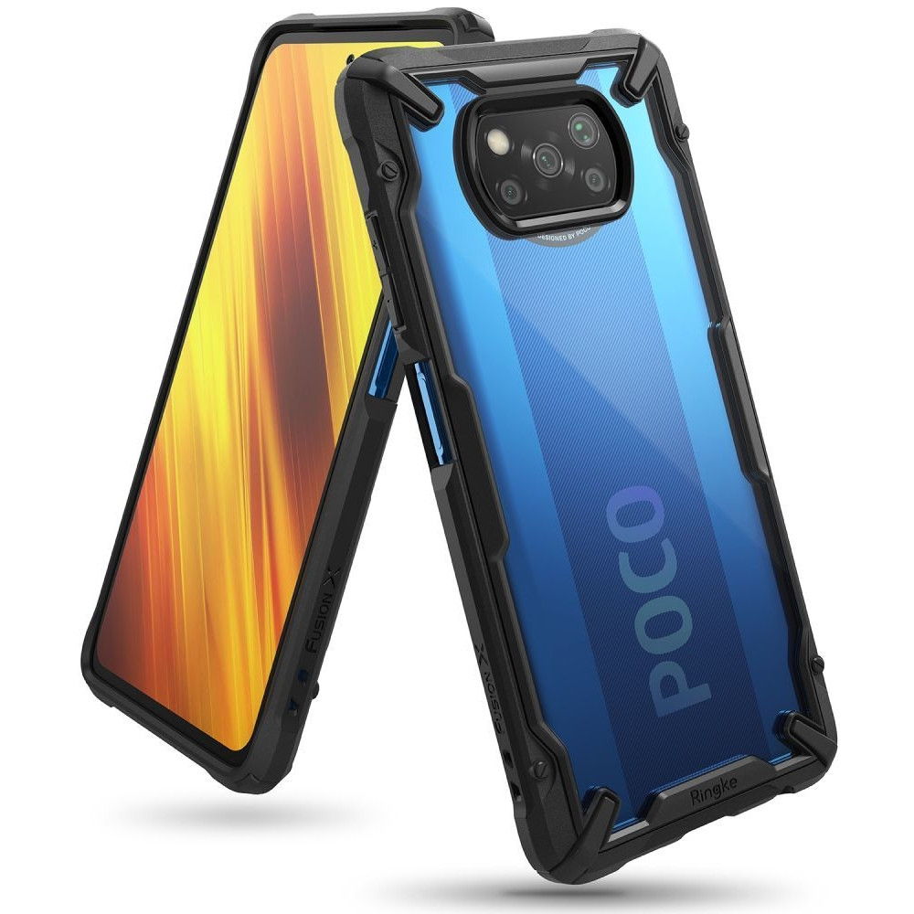 Ringke Fusion-X Θήκη Xiaomi Poco X3 Pro / X3 NFC - Black (75221)