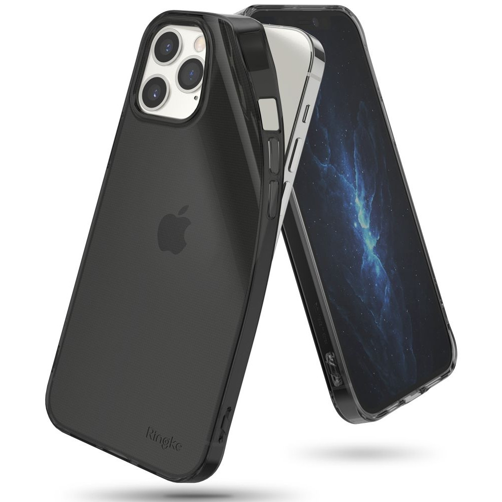 Ringke Air Θήκη Σιλικόνης Apple iPhone 12 / 12 Pro - Smoke Black (8809758101005)