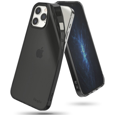 Ringke Air Θήκη Σιλικόνης Apple iPhone 12 / 12 Pro - Smoke Black (8809758101005)