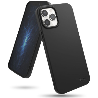 Ringke Air S Θήκη Σιλικόνης Apple iPhone 12 / 12 Pro - Black (75230)