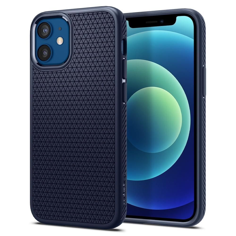 Spigen Θήκη Liquid Air Apple iPhone 12 mini - Navy Blue (ACS02256)