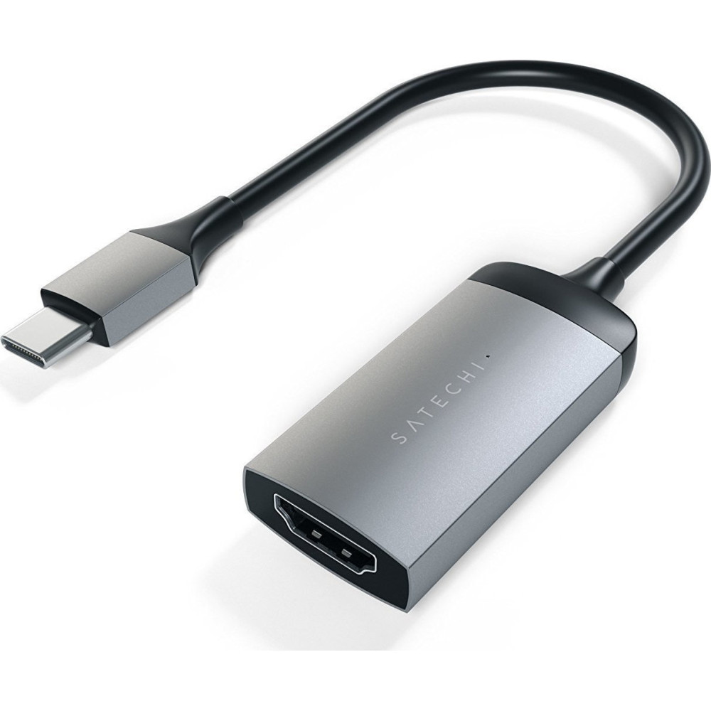 Satechi Αντάπτορας Type-C (male) σε HDMI 4K 60Hz (female) - Space Gray (ST-TC4KHAM)