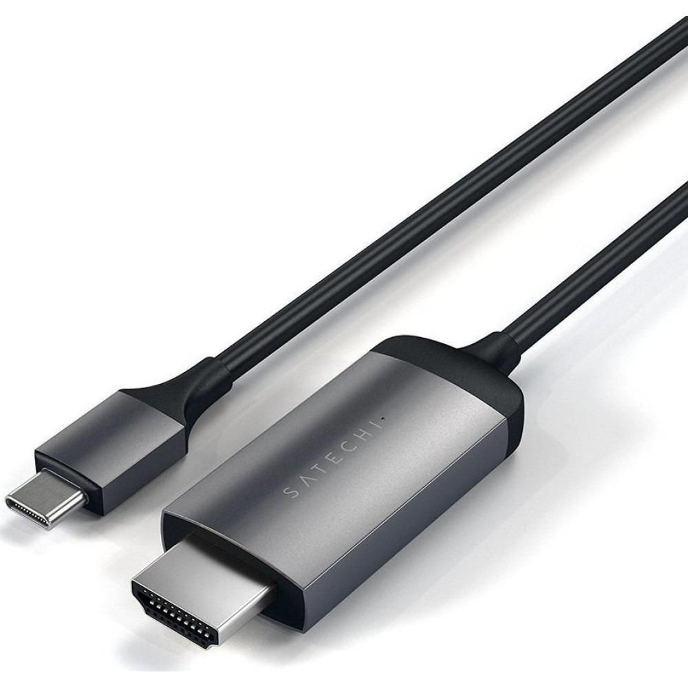 Satechi Καλώδιο Type-C (male) σε HDMI 4K 60Hz (male) - 180cm - Space Gray (ST-CHDMIM)
