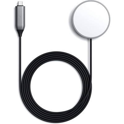Satechi Type-C Magnetic Wireless Charging Cable - Καλώδιο Μαγνητικής Ασύρματης Φόρτισης για iPhone 16 / 15 / 14 / 13 / 12 - 150cm (ST-UCQIMCM)