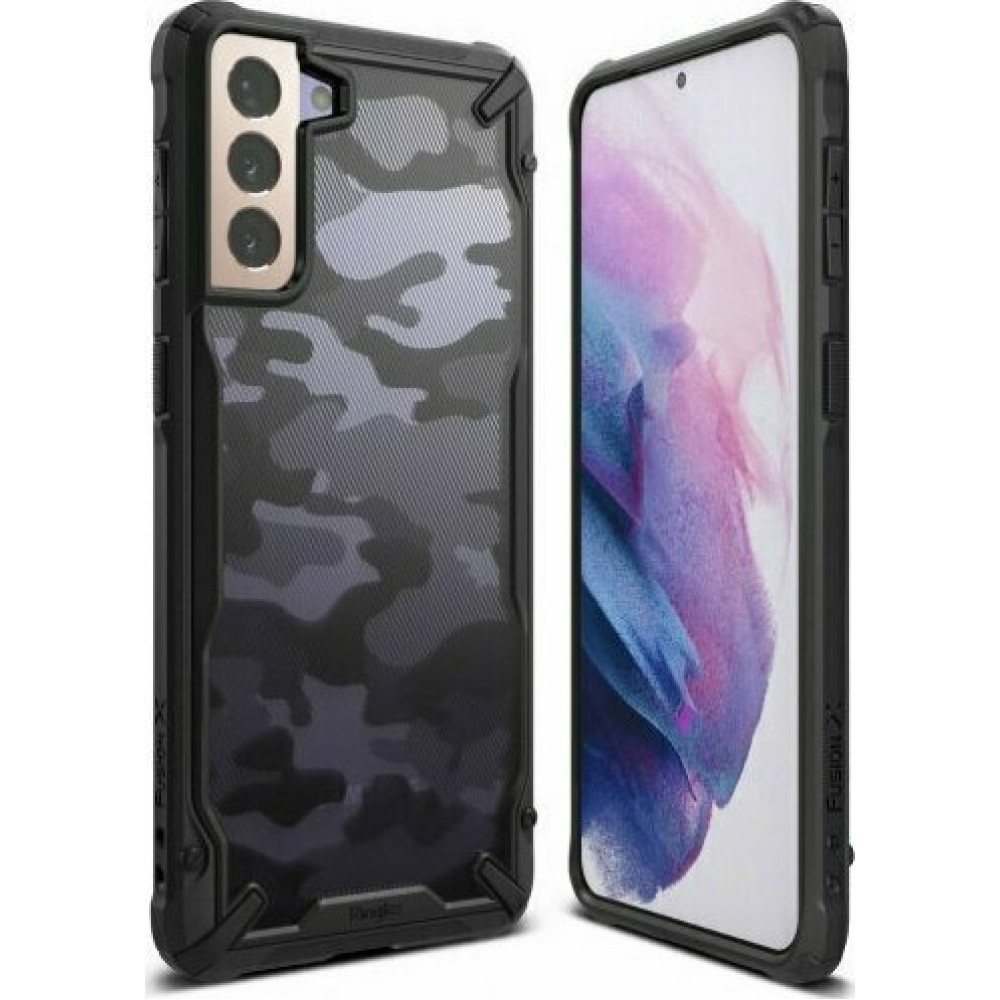 Ringke Fusion X Θήκη Samsung Galaxy S21 5G - Camo Black (8809758109704)