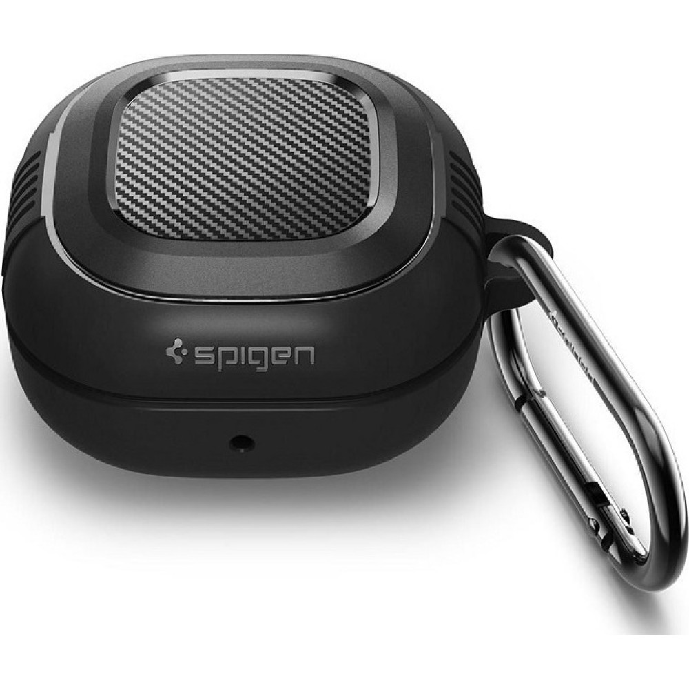 Spigen Rugged Armor Θήκη Samsung Galaxy Buds 2 / 2 Pro / Live / Pro - Matte Black (ASD01276)