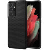 Spigen Θήκη Liquid Air Samsung Galaxy S21 Ultra 5G - Matte Black (ACS02350)