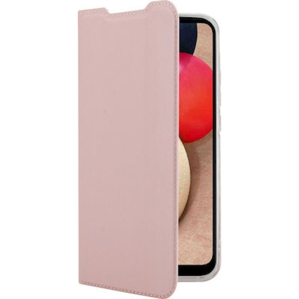 Vivid Θήκη - Πορτοφόλι Samsung Galaxy A02s - Rose Gold (VIBOOK162RG)