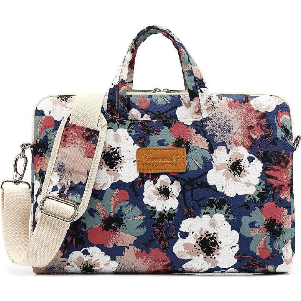 Tech-Protect Canvas Life Briefcase Τσάντα Μεταφοράς Laptop 15"-16'' - Blue Camelia (76902)