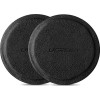 Ugreen PU Leather Αυτοκόλλητες Μεταλλικές Πλάκες για Μαγνητική Βάση Αυτοκινήτου - 2 Τεμάχια - Black (50375)