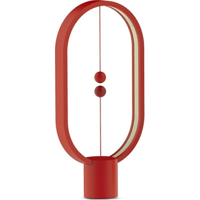 Allocacoc Heng Balance Platsic Lamp Ellipse - Φωτιστικό με Μαγνητικό Διακόπτη - Boston Red (DH0040RD/HBLEUB)