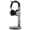 Satechi Aluminum USB Headphone Stand - Βάση για Ακουστικά Κεφαλής με Θύρες 3 x USB-A / 1 x Type-C / 1 x 3.5mm Jack - Space Gray (ST-UCHSHM)