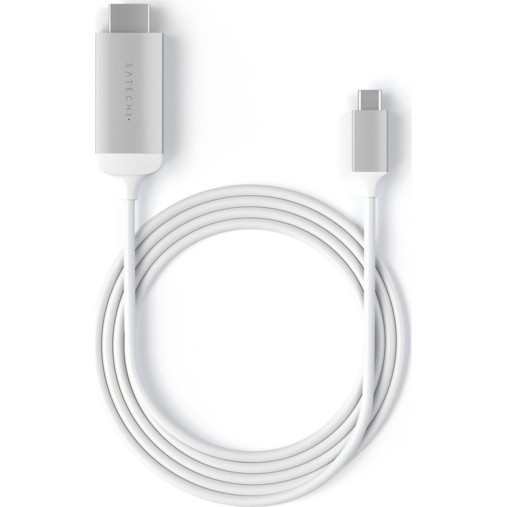 Satechi Καλώδιο Type-C (male) σε HDMI 4K 60Hz (male) - 180cm - Silver (ST-CHDMIS)
