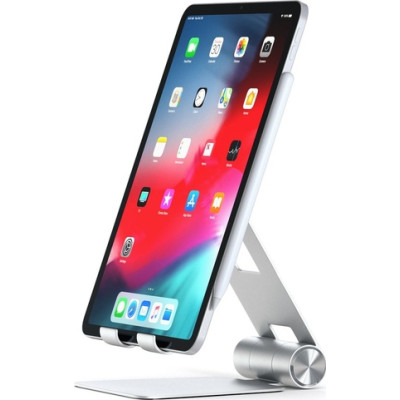 Satechi R1 Mobile Multi-Angle Stand - Βάση Αλουμινίου για Smartphones & Tablets εώς 13.3" - Silver (ST-R1)