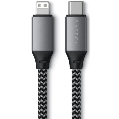 Satechi Καλώδιο Φόρτισης και Μεταφοράς Δεδομένων Type-C σε Lightning - 60W - 25cm (ST-TCL10M)