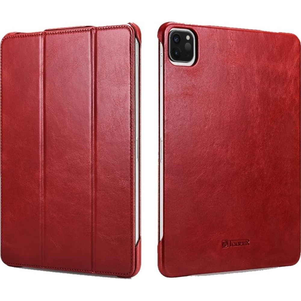 iCarer Δερμάτινη Θήκη Apple iPad Pro 12.9" 2020 - Red (RID718-RD)