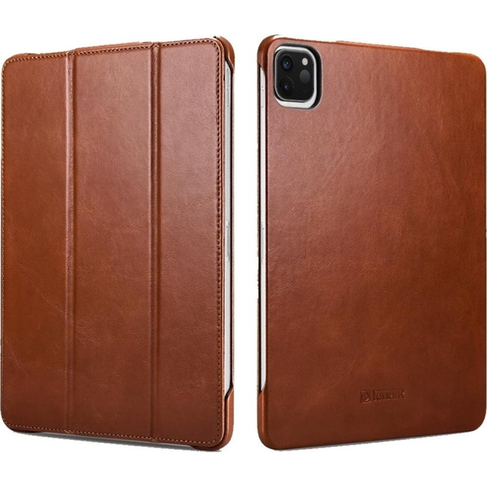 iCarer Δερμάτινη Θήκη Apple iPad Pro 12.9" 2021 / 2020 - Brown (RID718-BN)