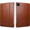 iCarer Δερμάτινη Θήκη Apple iPad Pro 12.9" 2021 / 2020 - Brown (RID718-BN)