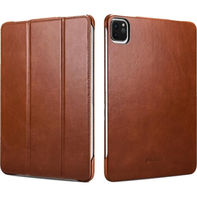 iCarer Δερμάτινη Θήκη Apple iPad Pro 12.9" 2021 / 2020 - Brown (RID718-BN)