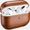 iCarer Vintage Δερμάτινη Θήκη για Apple AirPods Pro 1st Gen - Brown (6958955890921)
