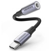 Ugreen Αντάπτορας Type-C (male) σε 3.5mm mini Jack (female) - Dark Gray (80154)