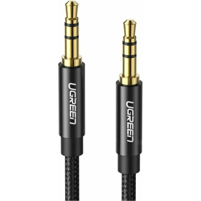 Ugreen Καλώδιο Ήχου Aux Audio - 3.5mm mini Jack (male) σε 3.5mm mini Jack (male) - 100cm - Black (50361)
