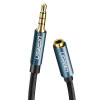 Ugreen Extention Καλώδιο Ήχου Aux Audio - 3.5mm Jack (male) σε 3.5mm Jack (female) - 200cm - Blue / Black (40675)