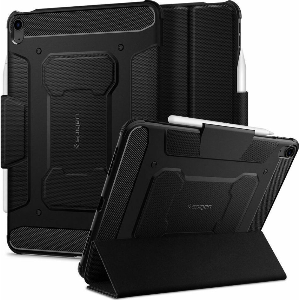 Spigen Θήκη Rugged Armor Pro Apple iPad Air 7 2025 11" / iPad Air 6 2024 11" / Air 5 2022 10.9" / Air 4 2020 10.9" - Black (ACS02054)