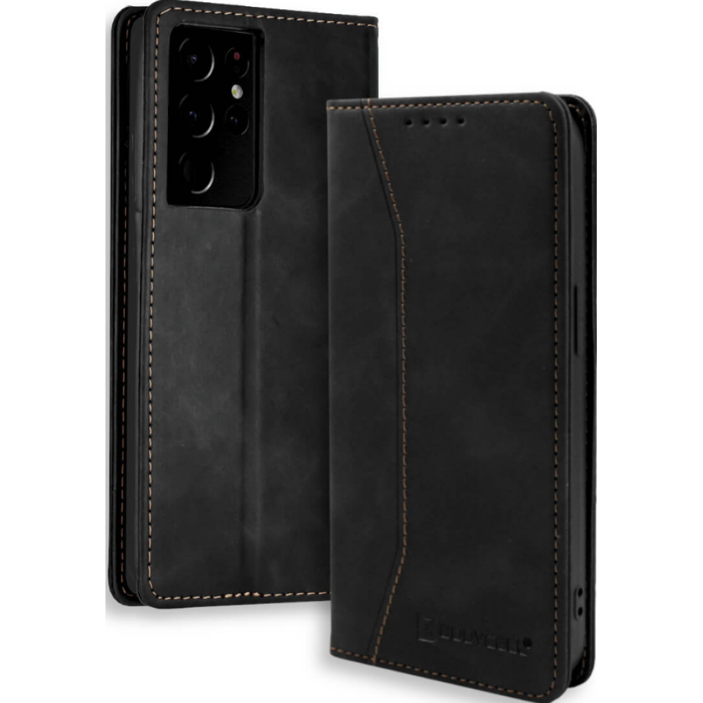 Bodycell Θήκη - Πορτοφόλι Samsung Galaxy S21 Ultra 5G - Black (5206015058851)
