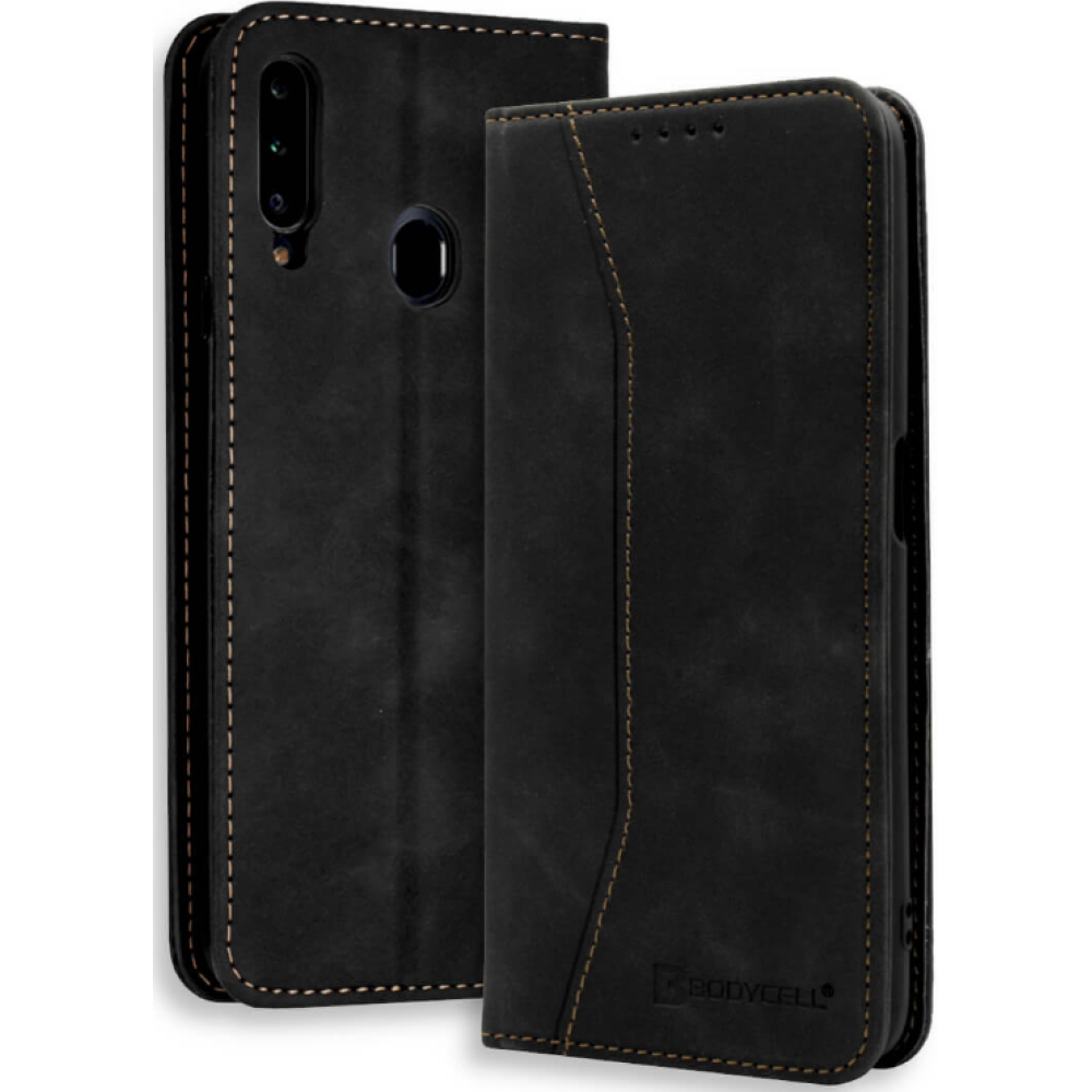 Bodycell Θήκη - Πορτοφόλι Samsung Galaxy A20s - Black (5206015057908)